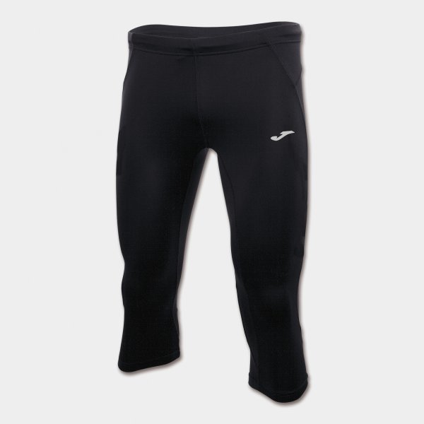 Capri leggings bőrhatású fekete