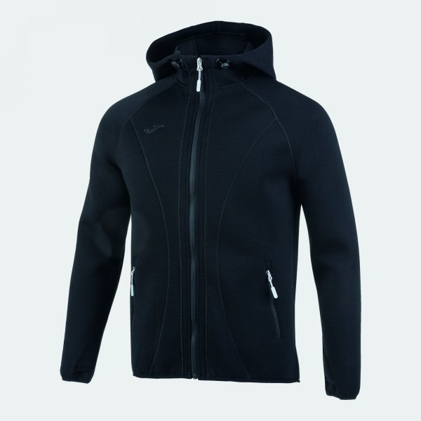Basilea softshell kapucnis pulóver fekete