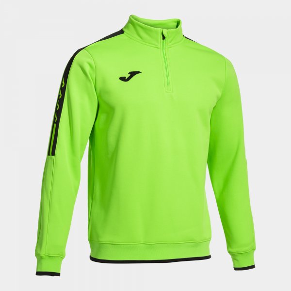 Olimpiada pulóver fluo zöld fekete
