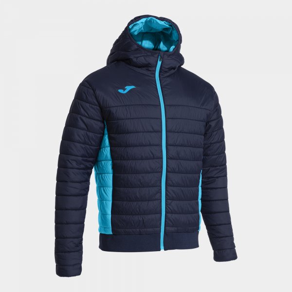 Urban v bomber dzseki tengerészkék neon türkiz