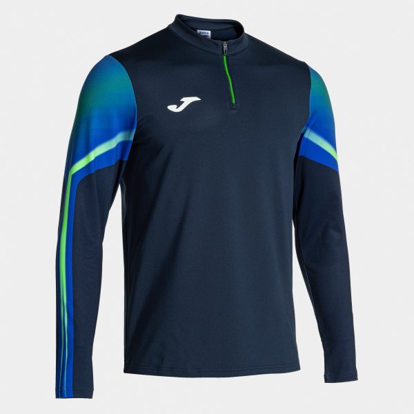 Elite xi pulóver sötétkék neon zöld