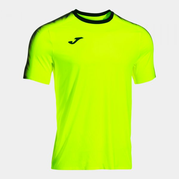 Elite xi rövid ujjú póló fluo sárga fekete