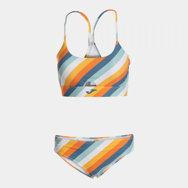 Santa mónica ii bikini narancs fehér