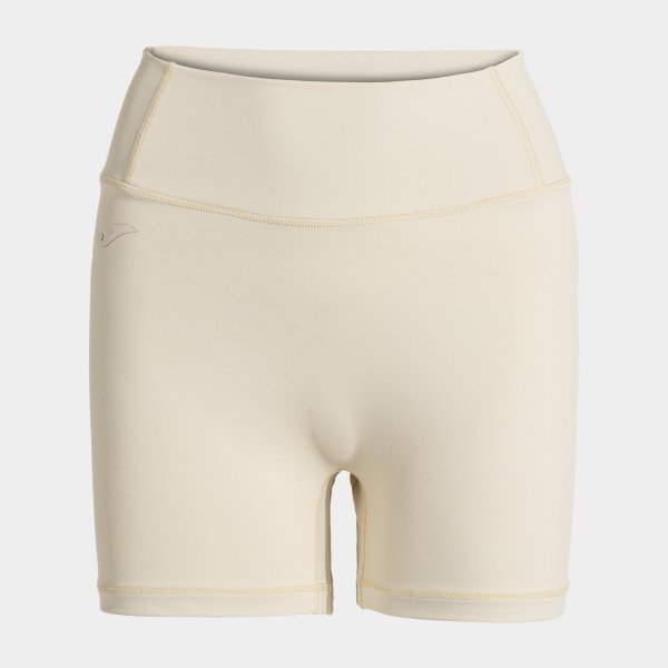 Edzőtermi rövid leggings bézs