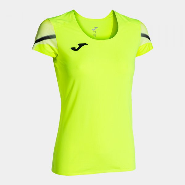 Elite xi rövid ujjú póló fluo sárga fekete