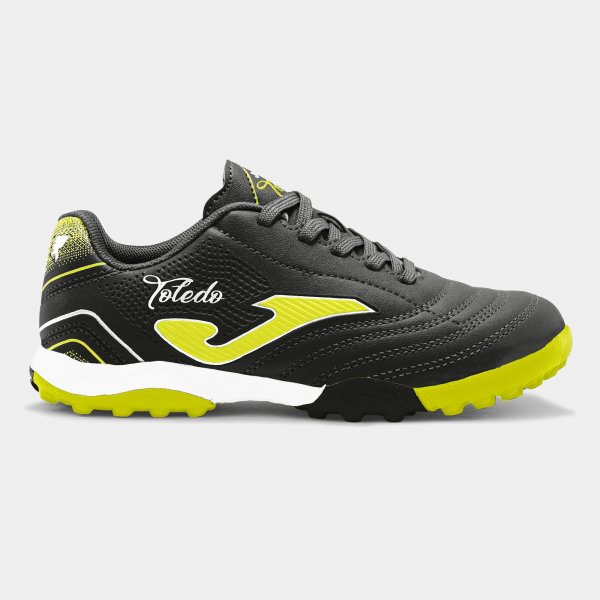 Toledo jr 2601 fekete műfüves cipő
